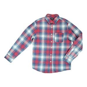 Urban Pipeline Mens Pink Plaid‎ Long Sleeve Shirt Size Medium  100% Cotton